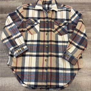 Buffalo David Bitton Multicolor Plaid Ladies Shacket